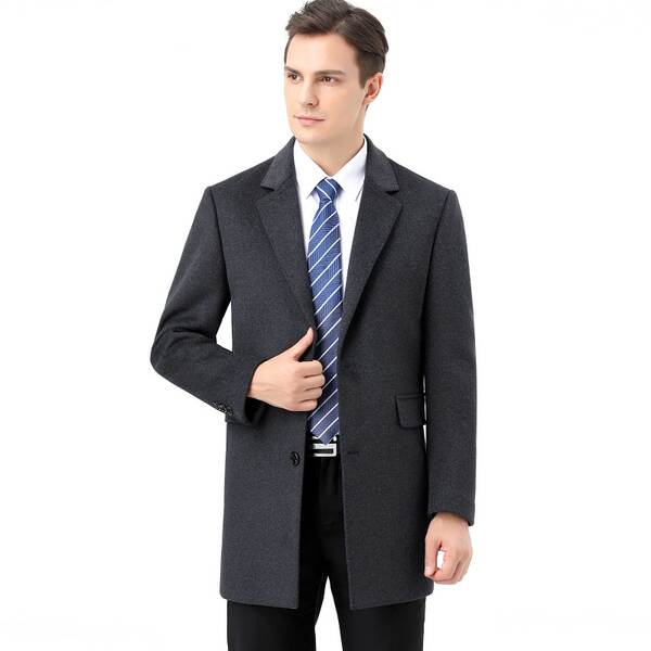 Casaco de lã masculino