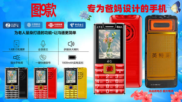 Telefone Celular para Idosos 4G
