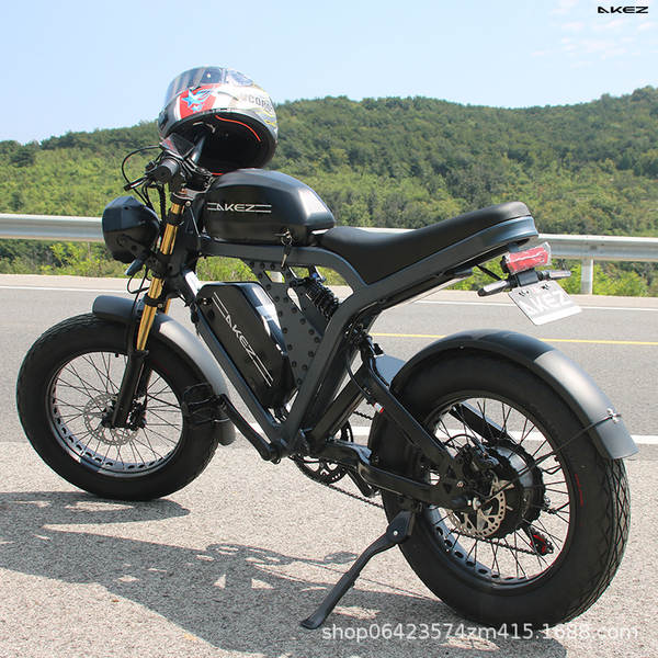 AKEZ USA Overseas Warehouse King Kong 52V Motos elétricas antigas de longa duração super potente bicicleta elétrica