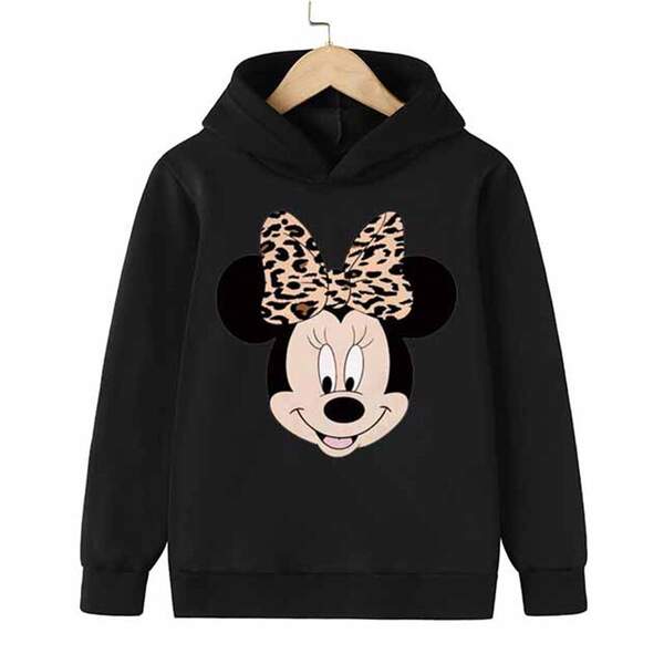 Mini Mouse Camiseta Desportiva Inverno Primavera Outono Camiseta de Crianças Camiseta de Crianças