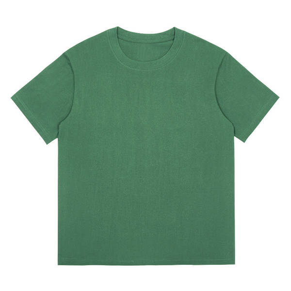 230 gr de corda T-shirt de pulseira curta para homens e mulheres vestido de verão peso pesado algodão puro relaxante roupa de banho pura vestido branco