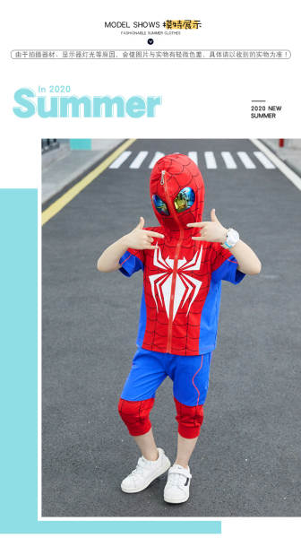 Conjunto Spiderman para menino
