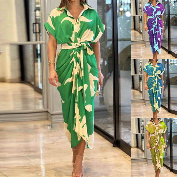 2026 Verão Novo Transfronteiriço Europeu e Americano Roupa de Mulher de Comércio Exterior Moda Elegante Coloque Coloque Coloque Coloque Coloque Coloque
