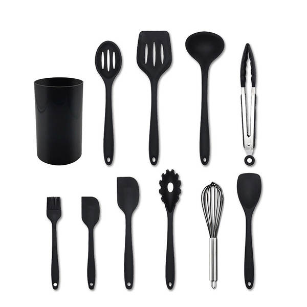 Conjunto de 10 Utensílios de Silício para Cozinha