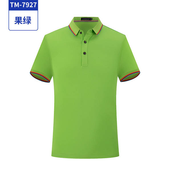 Camisa de manga curta de algodão para empresa