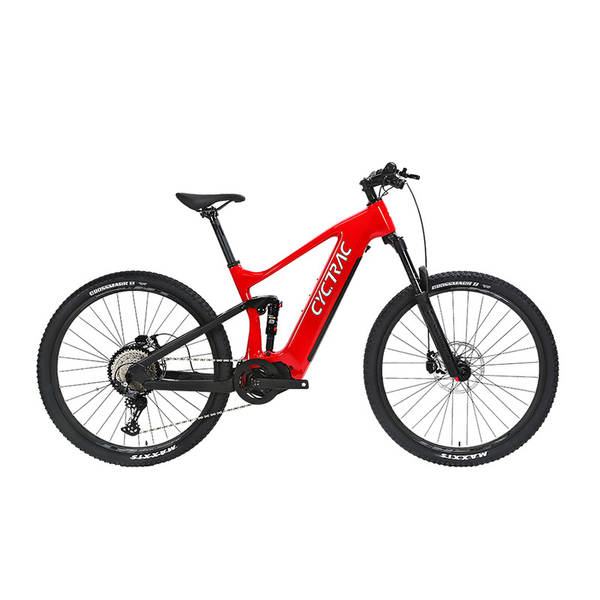 Carro de montanha elétrico de lítio EM10 de fibra de carbono com cauda suave M510 motor intermediário de assistência de bicicleta com freio de disco duplo