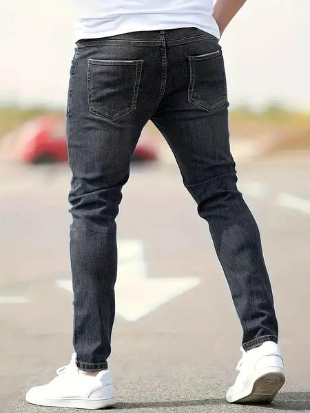 Calça Jeans Masculina Elástica