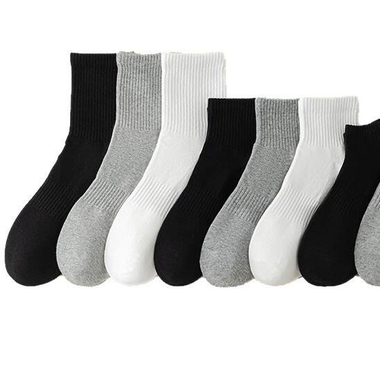 100 calças de algodão puro masculino quatro temporadas calças femininas espessadas calçados antibacterianos resistentes a odores calçados longos calçados e calçados