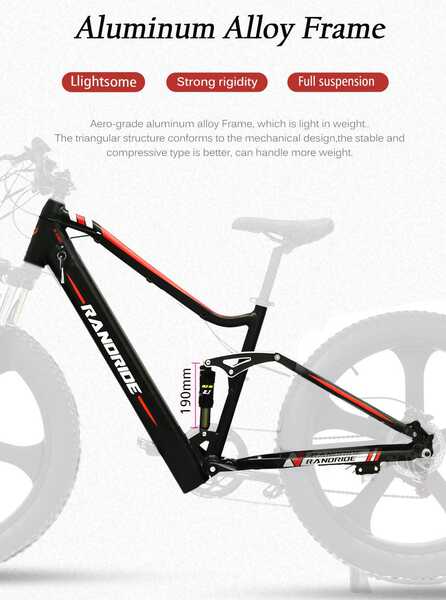 Uma bicicleta elétrica de 21 ciclos de velocidade única para escalada de montanha ajuda a atravessar o campo
