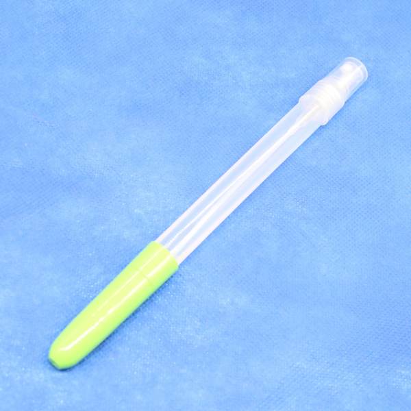 Plástico 5ml Perfume Spray Pen Plastic Divisão de garrafas de álcool Desinfecção de penas em garrafas vazias 2 em uma caneta