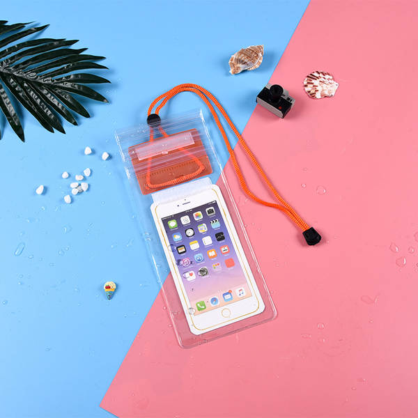 Três bolsas transparentes de telefone celular à prova d'água personalizadas tela táctil mágica bolsas inteligentes à prova d'água fabricantes atacado