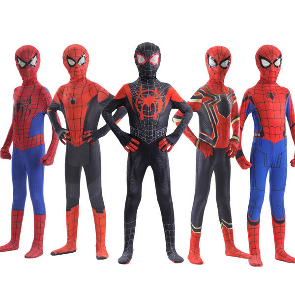 Homem-Aranha Vestido Herói Expedição Adulto Cosplay Vestido 