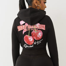 TRUE RELIGION T-Shirt Cross Border Revival Y2K High Street T-Shirt T-Shirt T-Shirt Homem e Mulher