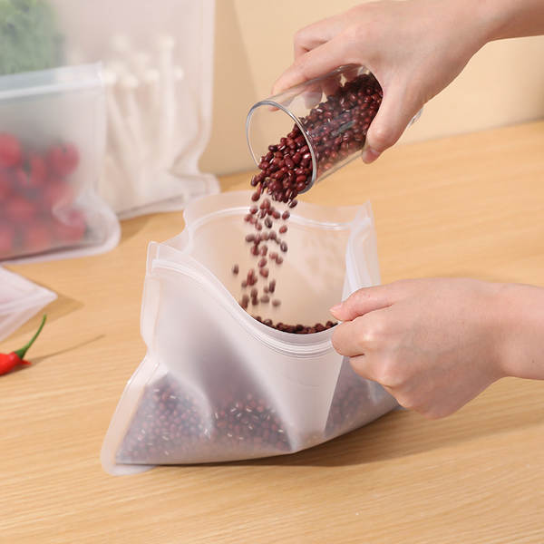 EVA sacos de alimentos frescos refrigeradores sacos de armazenamento de alimentos sacos de frutas e vegetais selados sacos reutilizáveis