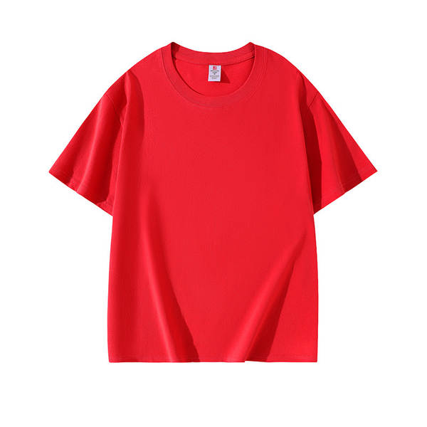 Guangdong Ware 2025 Verão limpo e fresco 695#220 gramas de algodão puro de ombro curto T-shirt 14 cor