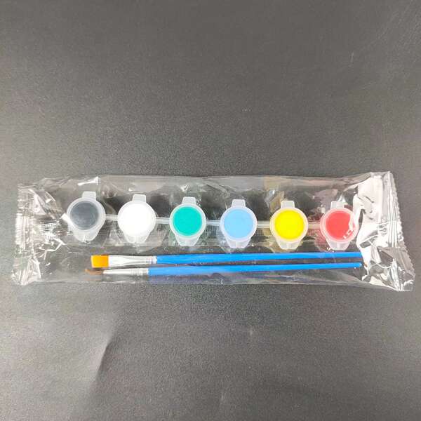 Pintura de acrílico 3 ml de 12 cores de coloração de coloração de bonecos de coloração para crianças pinturas de pintura artística fabricantes de lote