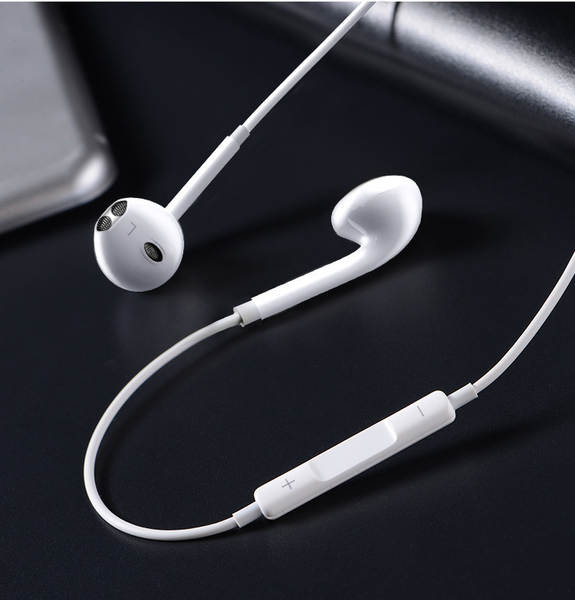 Tipo-C Flat aplicável Xiaomi Huawei 3.5mm telefone inteligente com fio de fone de ouvido com fone de ouvido