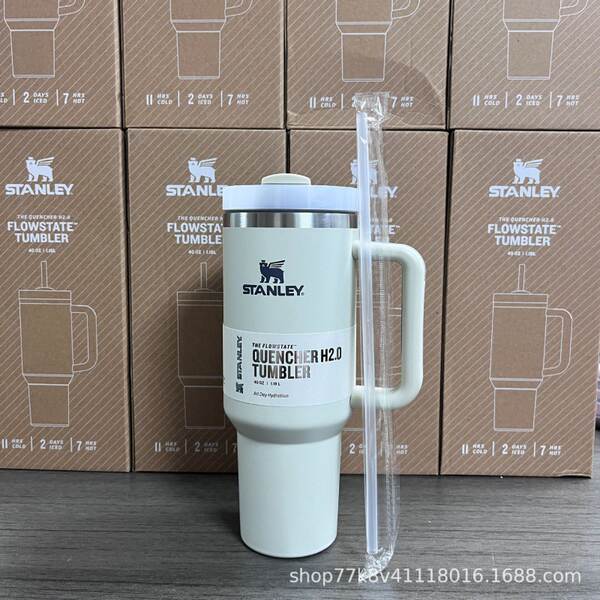 Novo Stanley STANLEY 2a geração 40oz copo de mão dupla camada de aço inoxidável aquecedor refrigerante copo de carro de gelo