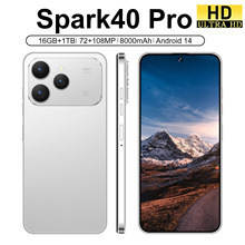 Spark40Pro Novo Telemóvel Transfronteiriço de 7,3 polegadas de ecrã grande com suporte de envio no mesmo dia