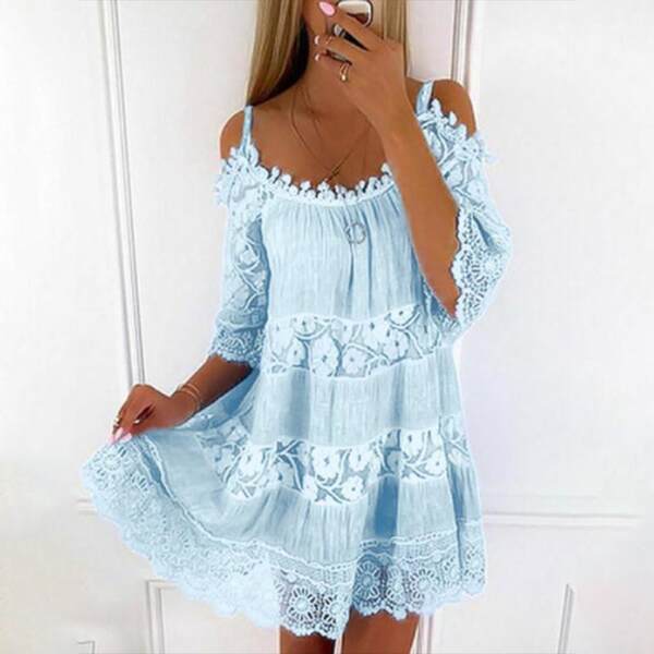 Vestido de princesa amazônica transfronteiriça de estilo europeu e americano vestido de ombro raso vestido de pendura de moda puro vestido de solteiro