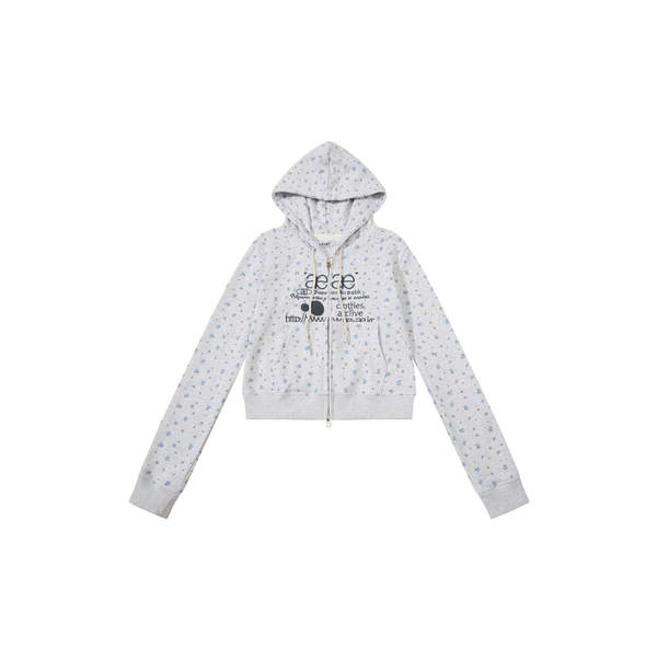 Blazer esportivo florido coreano