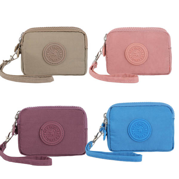 Fabricantes vendem diretamente carteiras de varejo de comércio estrangeiro Cadeiras transfronteiriças simples chave impermeável bolsa de nylon cadeia de varejo carteira de varejo