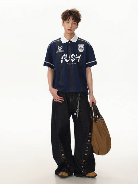 Vestido de verão de 2026, nova camiseta de esportes de estilo americano.