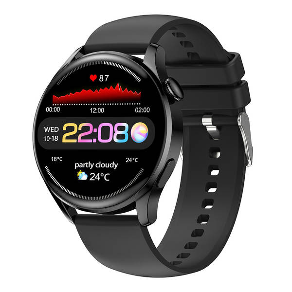 O relógio inteligente GT3 Pro é um relógio NFC de alta velocidade.