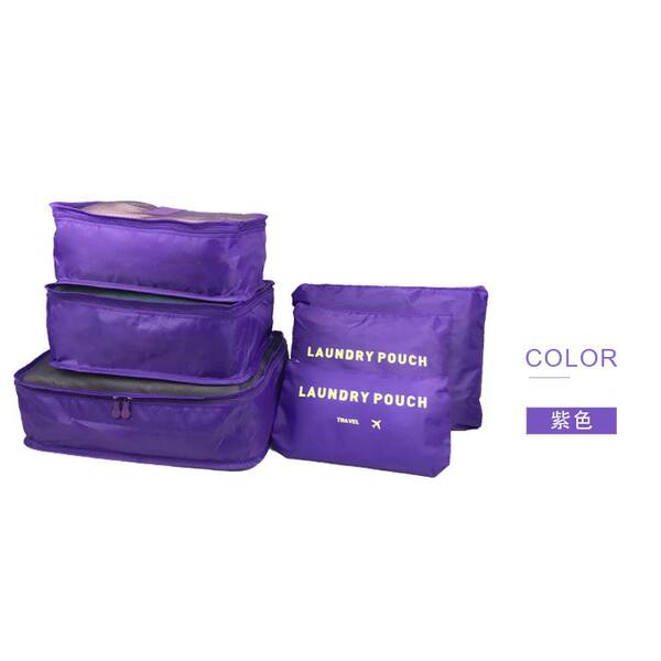 Kit de Organização de Viagem 6 Peças