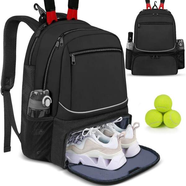 Bolsa de tênis para homens e mulheres com bolsa de isolamento térmico.
