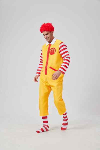 Traje de Palhaço Mac Donald para Homem