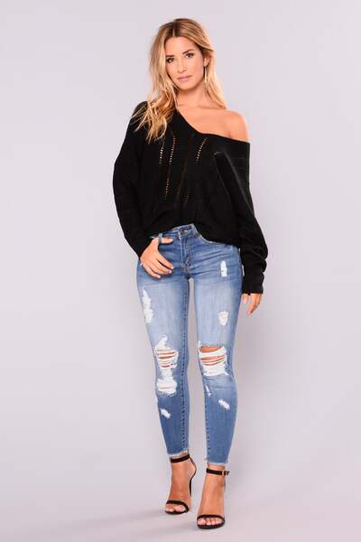 Verão Amazon dinheiro atacado de alta pontuação nove buracos buracos roupas femininas pernas apertadas pênalti jeans de moda