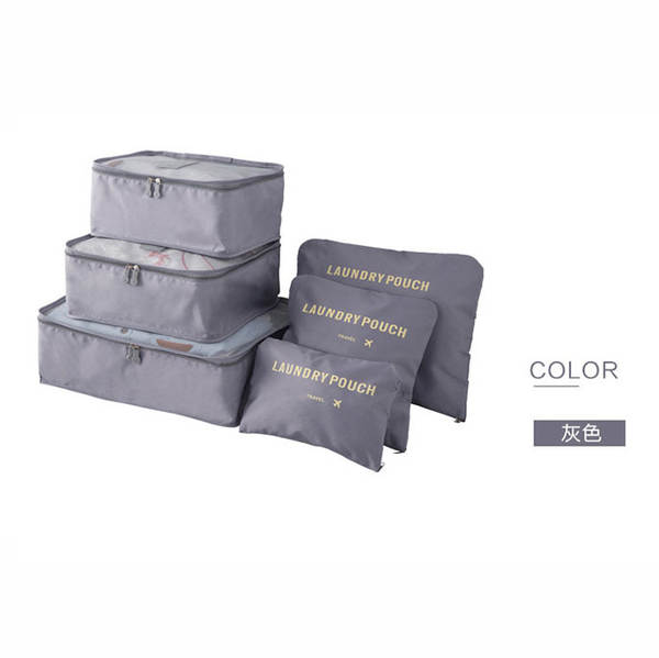 Kit de Organização de Viagem 6 Peças