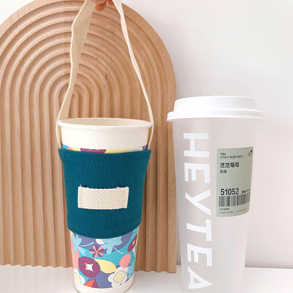 Bolsa de Tecido para Copos de Café