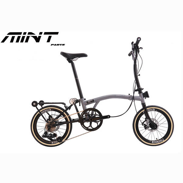 MINT Pequenas Bicicletas Foldáveis de 16 polegadas para Homens e Mulheres de 9 Velocidades Foldáveis