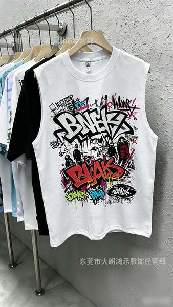 T-shirt sem mangas para homens e mulheres de verão Sleeveless