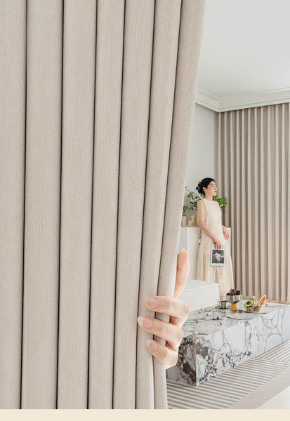 Novas cortinas duplas de borracha de neve modernas e simples de creme de vento sala de estar quarto varanda da ponte de Shawshank personalizado