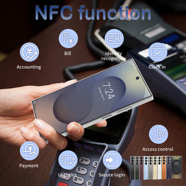 S26 Ultra Smartphones Transfronteiriços Android de 7,3 polegadas com suporte ao NFC