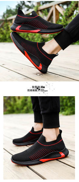 Sapatos masculinos 2026 Primavera Novo modelo de sapatos esportivos de moda suave e vazio para o tempo livre para homens