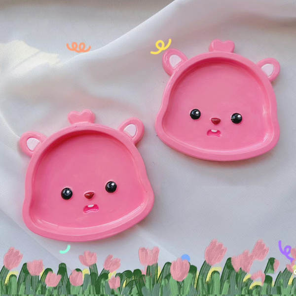 Série de bonecas de creme de lava de prato pequeno, novo e novo, bonecas de erva-de-ferrugem, estilo de gato de gatilho DIY manual
