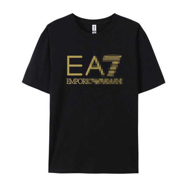 Camiseta Masculina Curta de Algodão