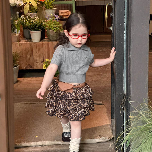 Vestido curto de verão para menina