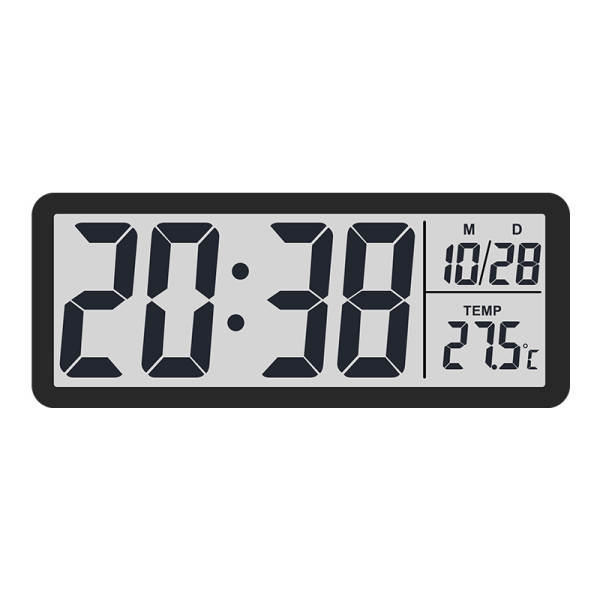 INS Relógio simples de tela grande sala de estar pendurar relógio temperatura de umidade relógio criativo relógio moderno pendurável YD106