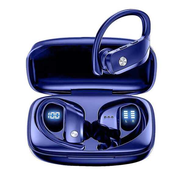 Transfronteiriço explosivo T17 fone de ouvido sem fio Bluetooth TWS pendurado fone de ouvido movimento à prova d'água 5.3 fábrica de realização direta sem ouvido