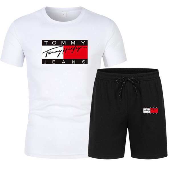 2023 fabricante de vendas diretas primavera-verão venda quente de pulseiras curtas homens esportes de lazer camisetas curtas de tamanho grande dois conjuntos