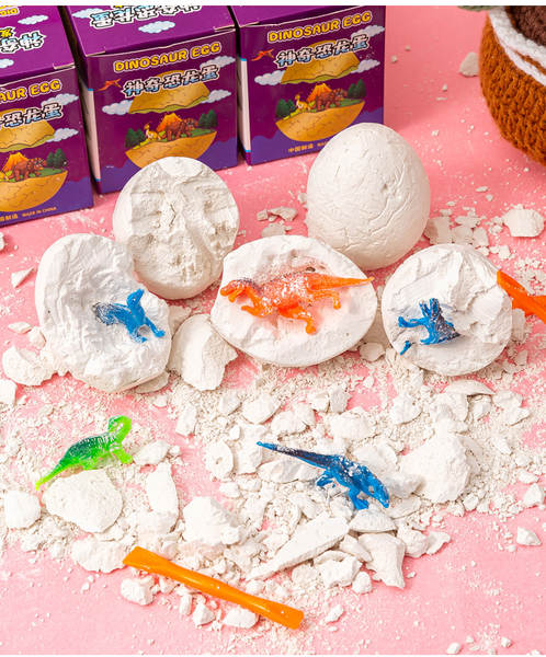 Kit de Escavação de Ovos de Dinossauro Fósseis