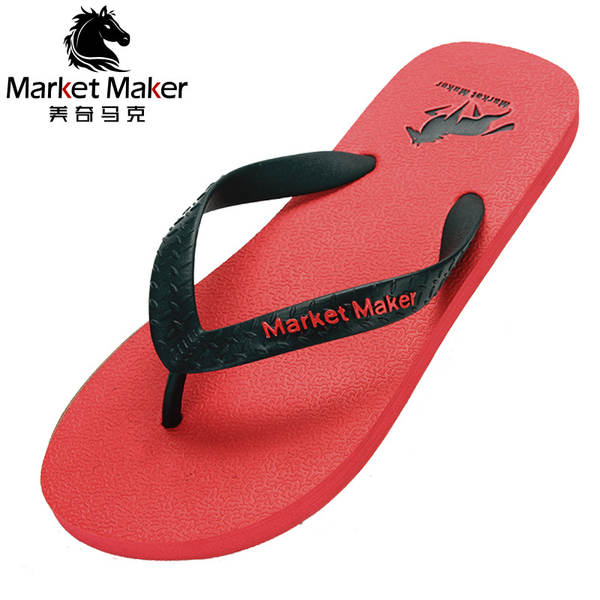 Sandália de borracha masculina