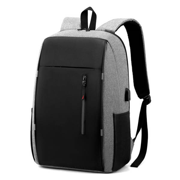 Pacote de negócios transfronteiriço para homens Pacote de laptop Pacote USB multifuncional Pacote de ombro duplo de grande capacidade Logo de impressão