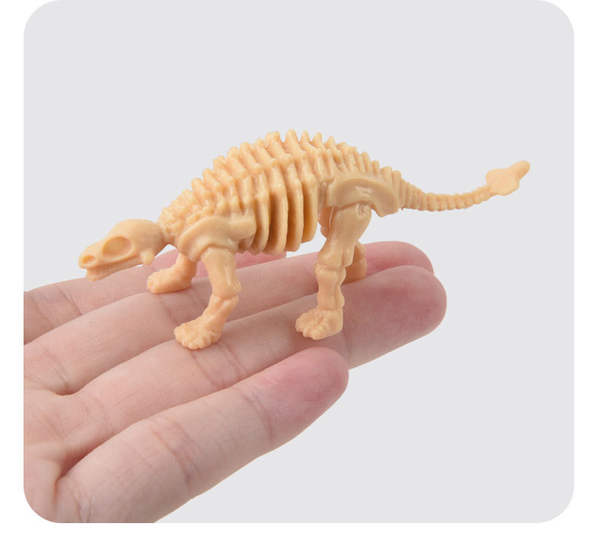 Crianças desenvolvem brinquedos inteligentes modelo de dinossauro simulando esqueleto de dinossauro pequeno 12 modelos de esqueleto de escavação arqueológica