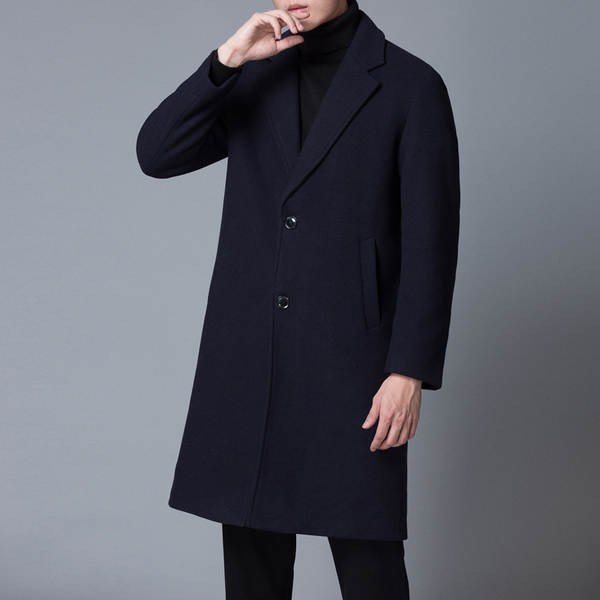 Vestido de inverno com casaco masculino e casaco masculino com casaco masculino.